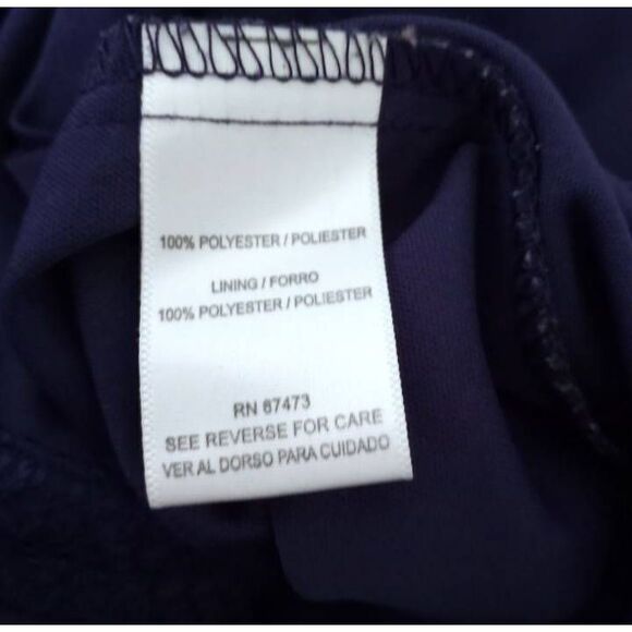 GABBY SKYE NAVY BLUE LACE FIT & FLAIR DRESS SZ.6 EUC. - Picture 7 of 8